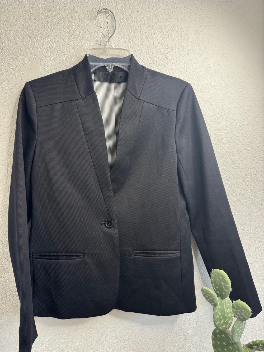 Jenni Kayne Black Single-Button Women's Blazer size small